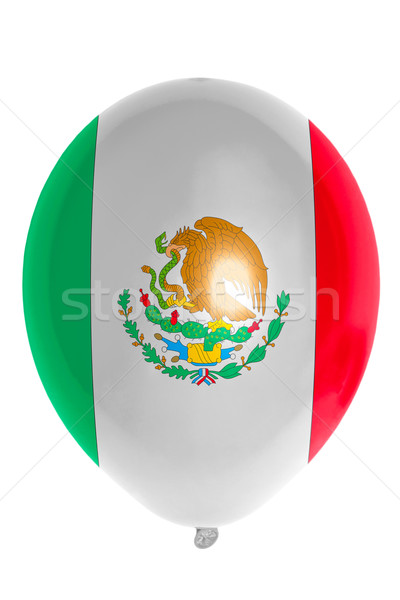 Balloon colored in  national flag of mexico    Stock photo © vepar5