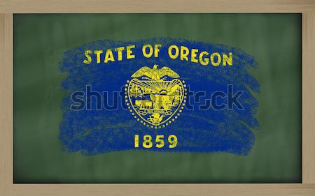 Smartphone vlag amerikaanse Oregon telefoon telefoon Stockfoto © vepar5