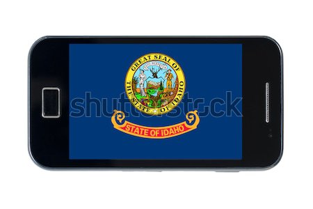 Smartphone bandiera americano Nebraska telefono telefono Foto d'archivio © vepar5