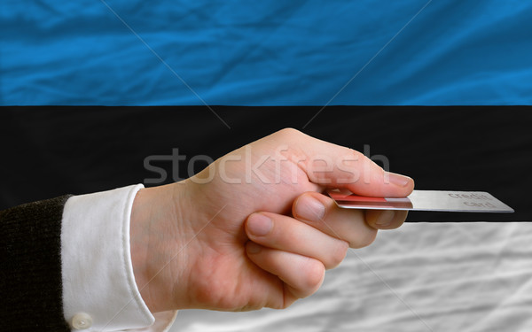 buying with credit card in equatorial estonia Stock photo © vepar5