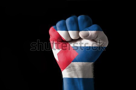 czech national flag thumb down gesture for failure made with han Stock photo © vepar5