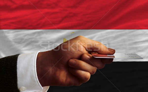 buying with credit card in egypt Stock photo © vepar5