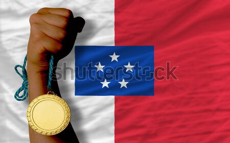 Bronze medal for sport and  national flag of panama    Stock photo © vepar5