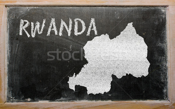 Zdjęcia stock: Pokaż · Rwanda · tablicy · rysunek