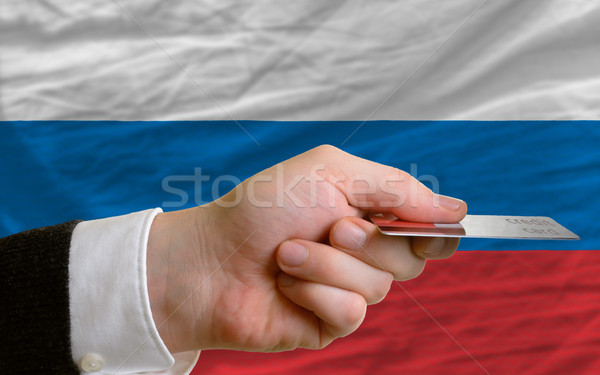 buying with credit card in russia Stock photo © vepar5