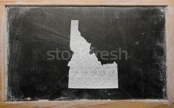 карта Айдахо доске рисунок американский Сток-фото © vepar5