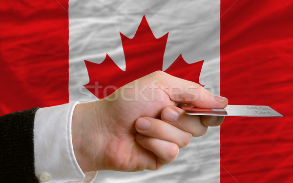 buying with credit card in canada Stock photo © vepar5
