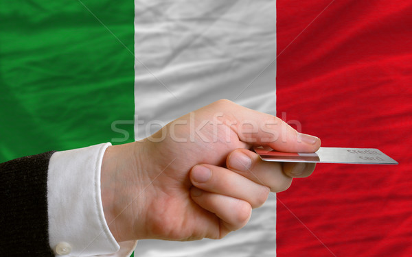 buying with credit card in italy Stock photo © vepar5