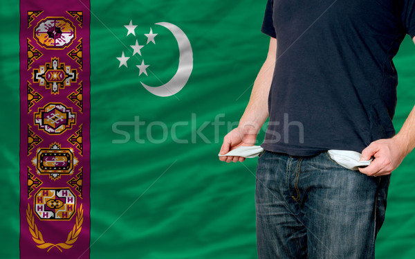 recession impact on young man and society in turkmenistan Stock photo © vepar5