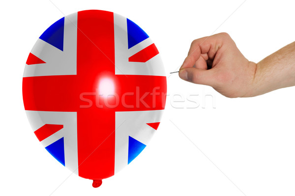 Globo bandera Reino Unido banderas concepto Foto stock © vepar5