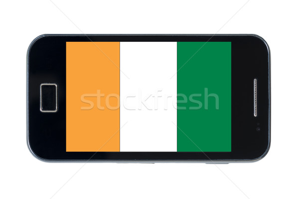 smartphone national flag of cote ivore    Stock photo © vepar5