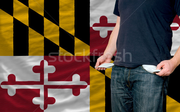 recession impact on young man and society in american state of m Stock photo © vepar5