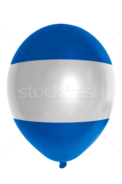 Balloon colored in  national flag of nicaragua    Stock photo © vepar5