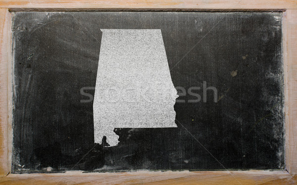 карта Алабама доске рисунок американский Сток-фото © vepar5