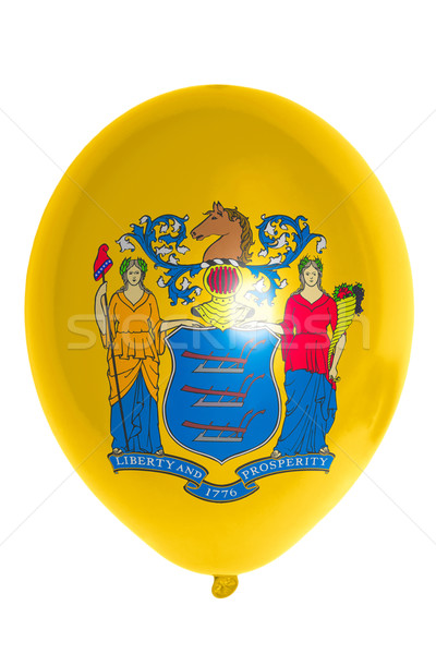 Balloon colored in  flag of american state of new jersey    Stock photo © vepar5