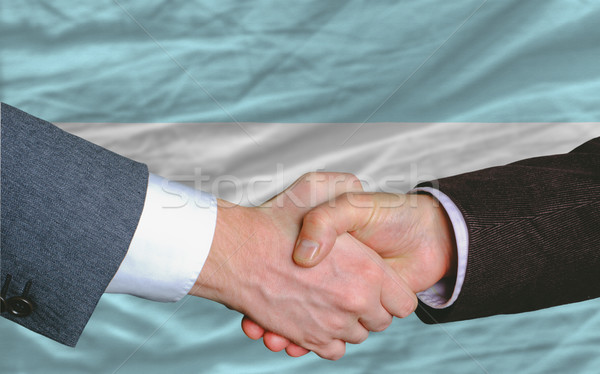 [[stock_photo]]: Affaires · handshake · bon · face · Argentine · pavillon