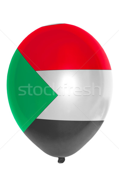 Pallone colorato bandiera Sudan felice viaggio Foto d'archivio © vepar5