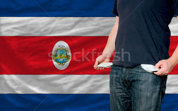 recession impact on young man and society in costa rica Stock photo © vepar5