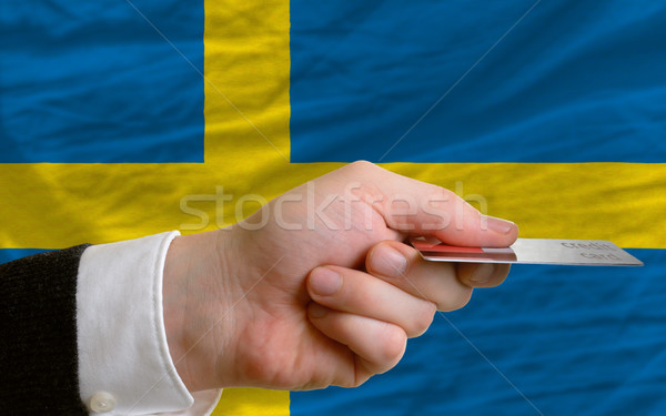 buying with credit card in sweden Stock photo © vepar5