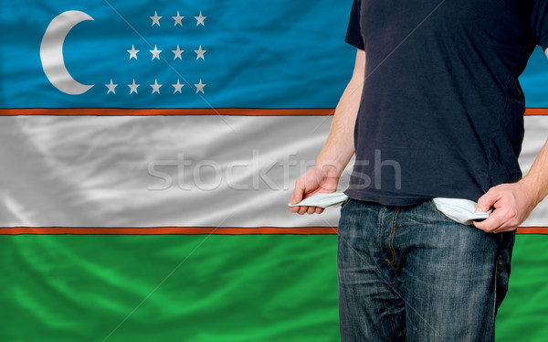 recession impact on young man and society in uzbekistan Stock photo © vepar5
