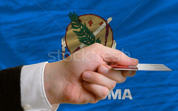 Acquisto carta di credito Oklahoma uomo fuori Foto d'archivio © vepar5