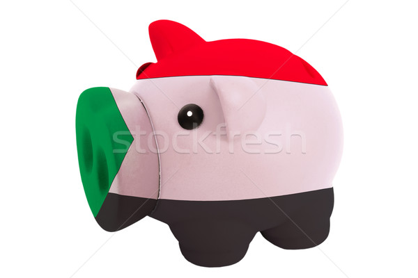 Ricca banca colori bandiera Sudan Foto d'archivio © vepar5