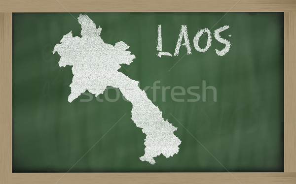 Zdjęcia stock: Pokaż · Laos · tablicy · rysunek