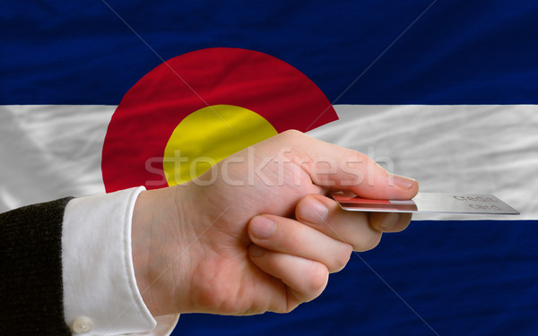 buying with credit card in us state of colorado Stock photo © vepar5