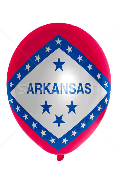 Balloon colored in  flag of american state of arkansas    Stock photo © vepar5