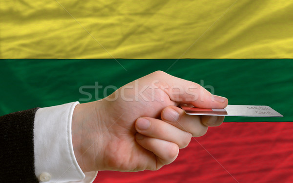 buying with credit card in lithuania Stock photo © vepar5