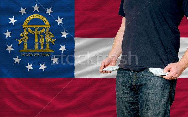 recession impact on young man and society in georgia Stock photo © vepar5