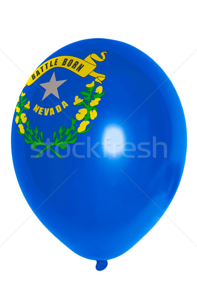 Stok fotoğraf: Balon · renkli · bayrak · amerikan · Nevada · mutlu