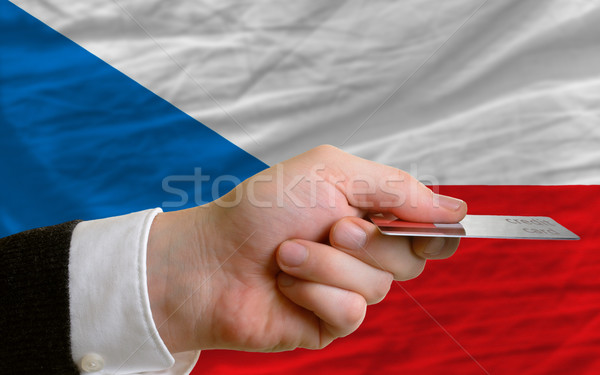 buying with credit card in czech Stock photo © vepar5