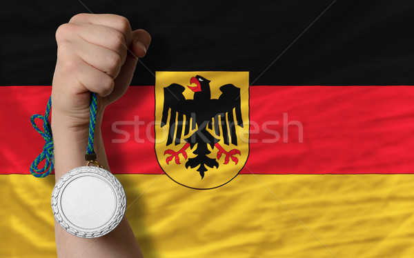 Argent médaille sport pavillon Allemagne [[stock_photo]] © vepar5