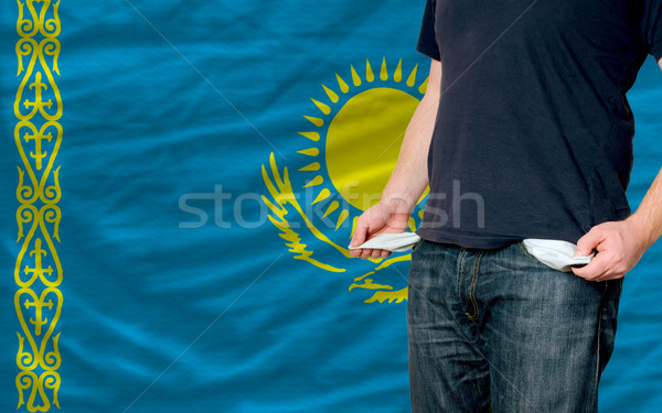 recession impact on young man and society in kazakhstan Stock photo © vepar5