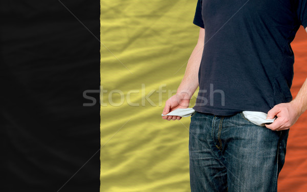 recession impact on young man and society in belgium Stock photo © vepar5