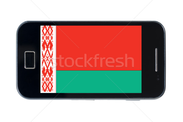 smartphone national flag of belarus    Stock photo © vepar5