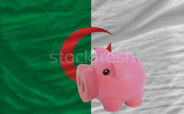 Rico banco bandeira Argélia Foto stock © vepar5