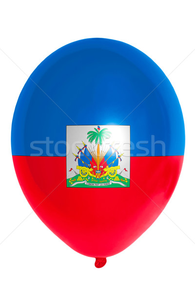 Balloon colored in  national flag of haiti    Stock photo © vepar5