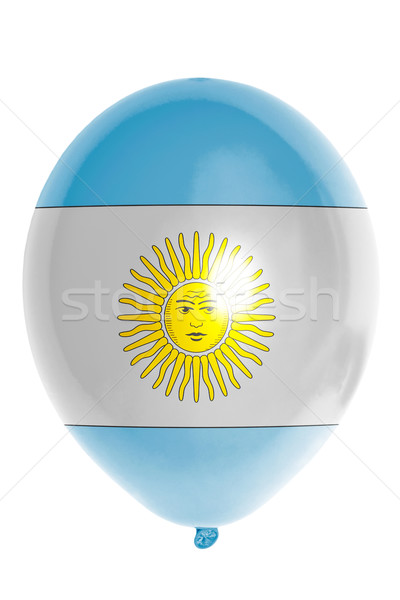 Stock foto: Ballon · Flagge · Argentinien · glücklich · Reise