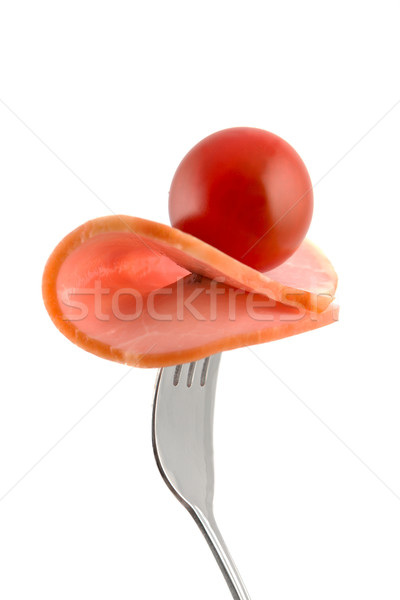 Ham And Tomato Stock photo © veralub