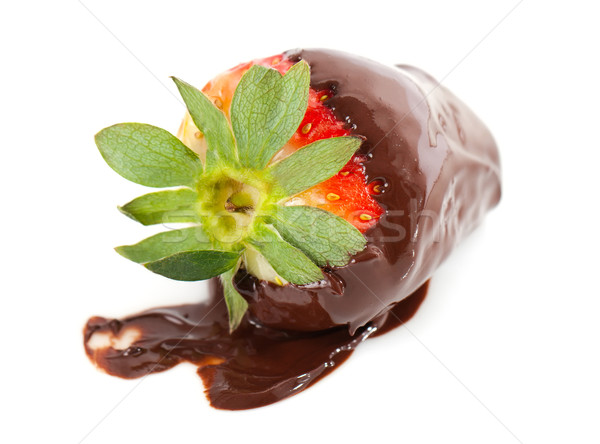 Choclate Coated Strawberry Stock photo © veralub
