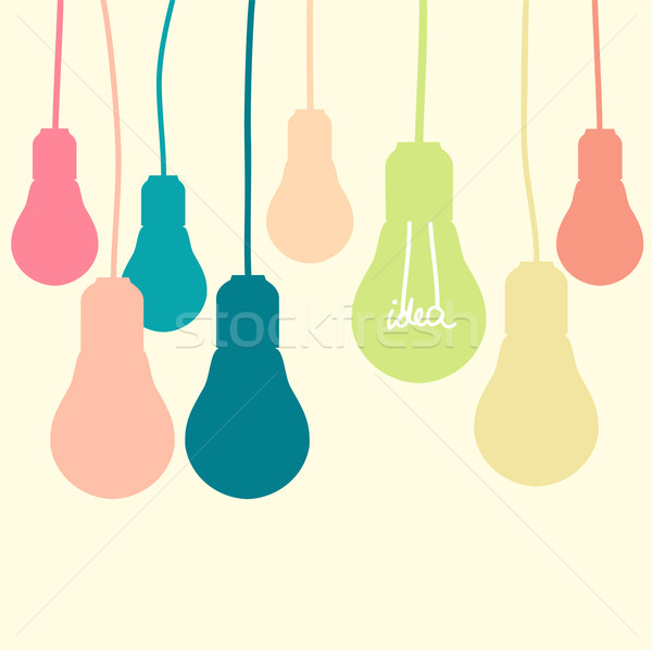 Light bulb idea Stock photo © veralub