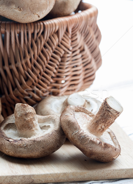 Shiitake mushrooms Stock photo © veralub