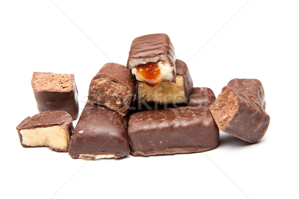 Selection of chocolate sweets Stock photo © veralub