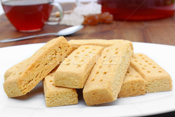 Shortbread and tea Stock photo © vertmedia