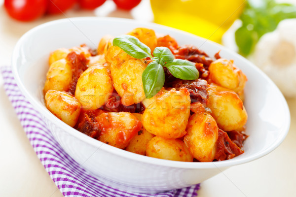 Gnocchi con pomodoro Stock photo © vertmedia