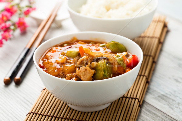 Stock photo: sweet and sour vegetables