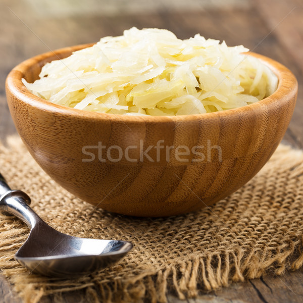 Grec salata de varza făcut în casă servit mic Imagine de stoc © vertmedia
