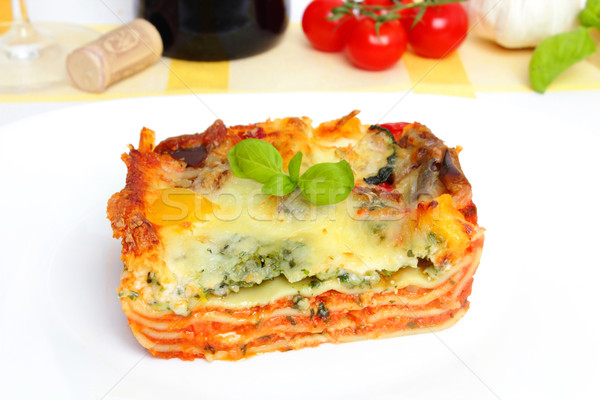 veggie lasagna Stock photo © vertmedia